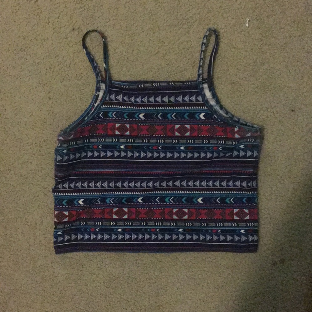 aztec crop top